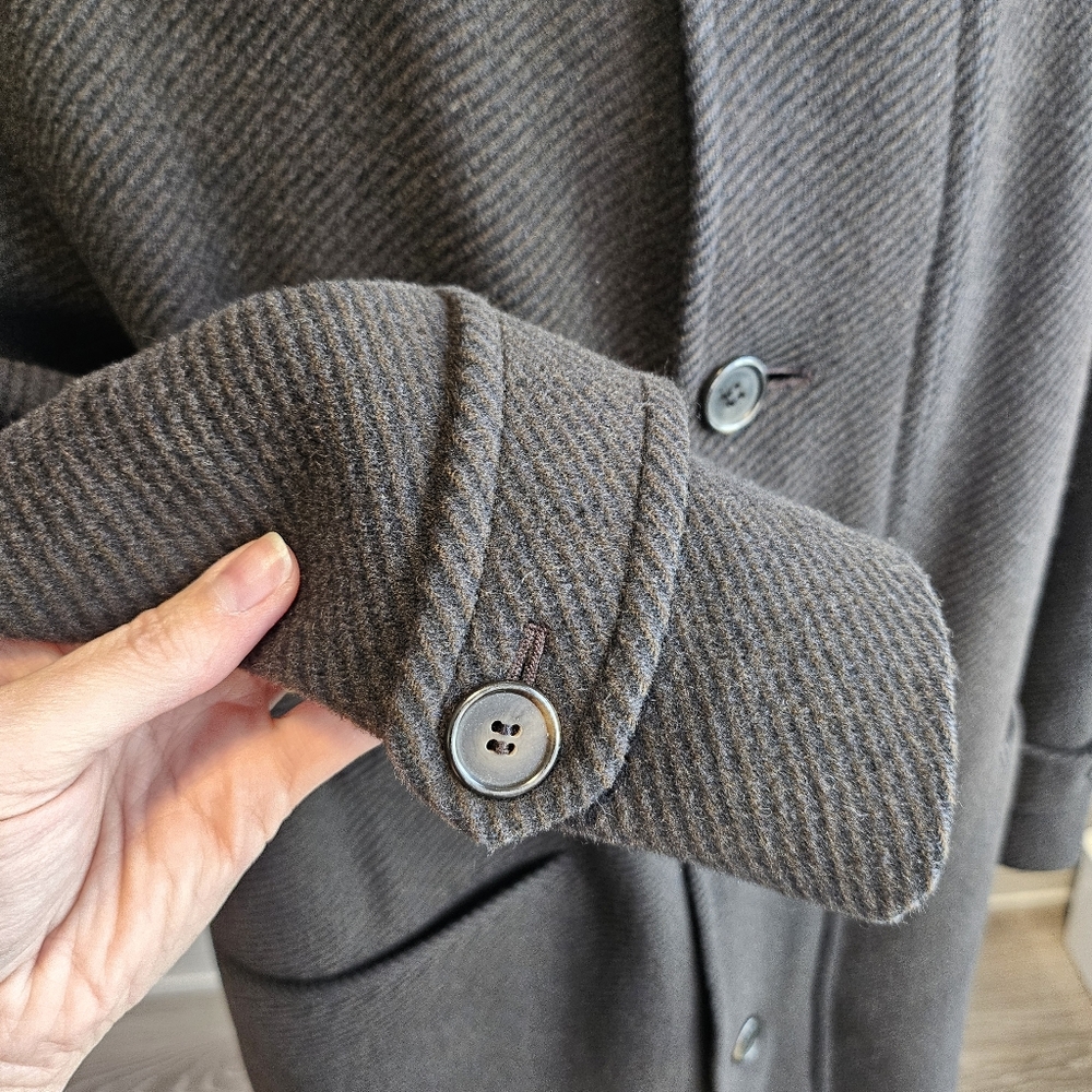 πΎ VINTAGE Tessuto Italiano BIELLA Wool Sport Coat Men's 44R US XL *Callout - Picture 3 of 16